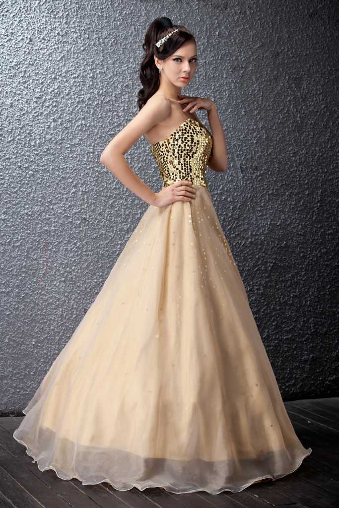 Attractive Floor-Length Sweetheart Polina's Prom Dress  $ 321 Available at DressWe.com
