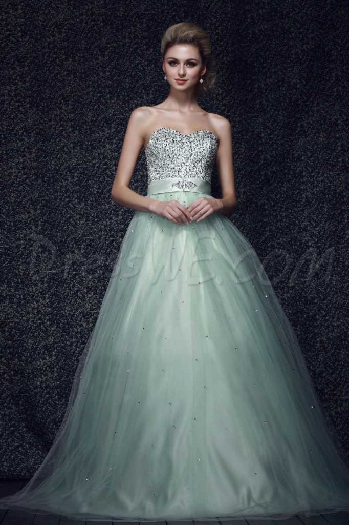 Amazing Sweetheart Floor Length Sequins Dasha's Prom/Quinceanera/Ball Gown Dress  $501 Available at DressWe.com